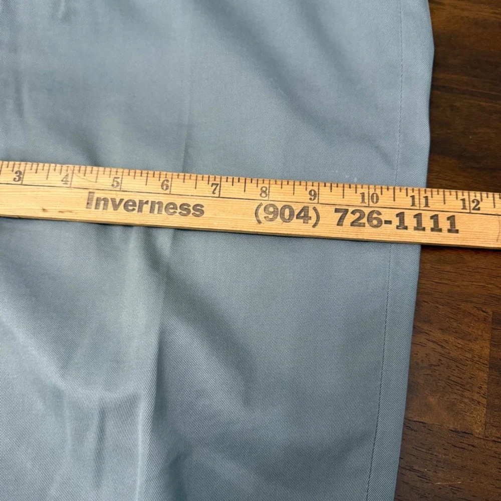 Banana Republic Rapid Movement Chino Tapered Fit Pants Mens 36 Blue Gray